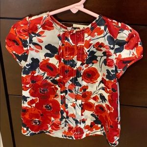 Janie and Jack silk floral top